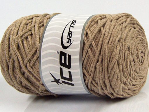 Hand Knitting Yarn Beige 100/% Cotton 250 gr ICE YARNS MACRAME COTTON
